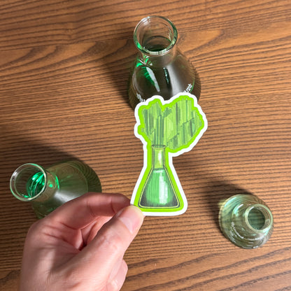 Laboratory Glassware Potion Sticker