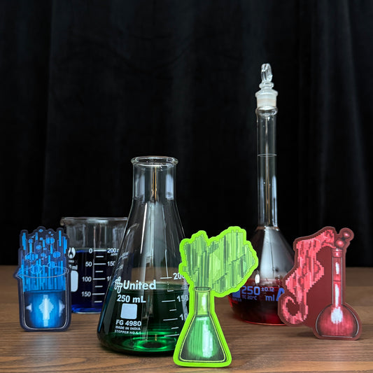 Laboratory Glassware Potion Sticker