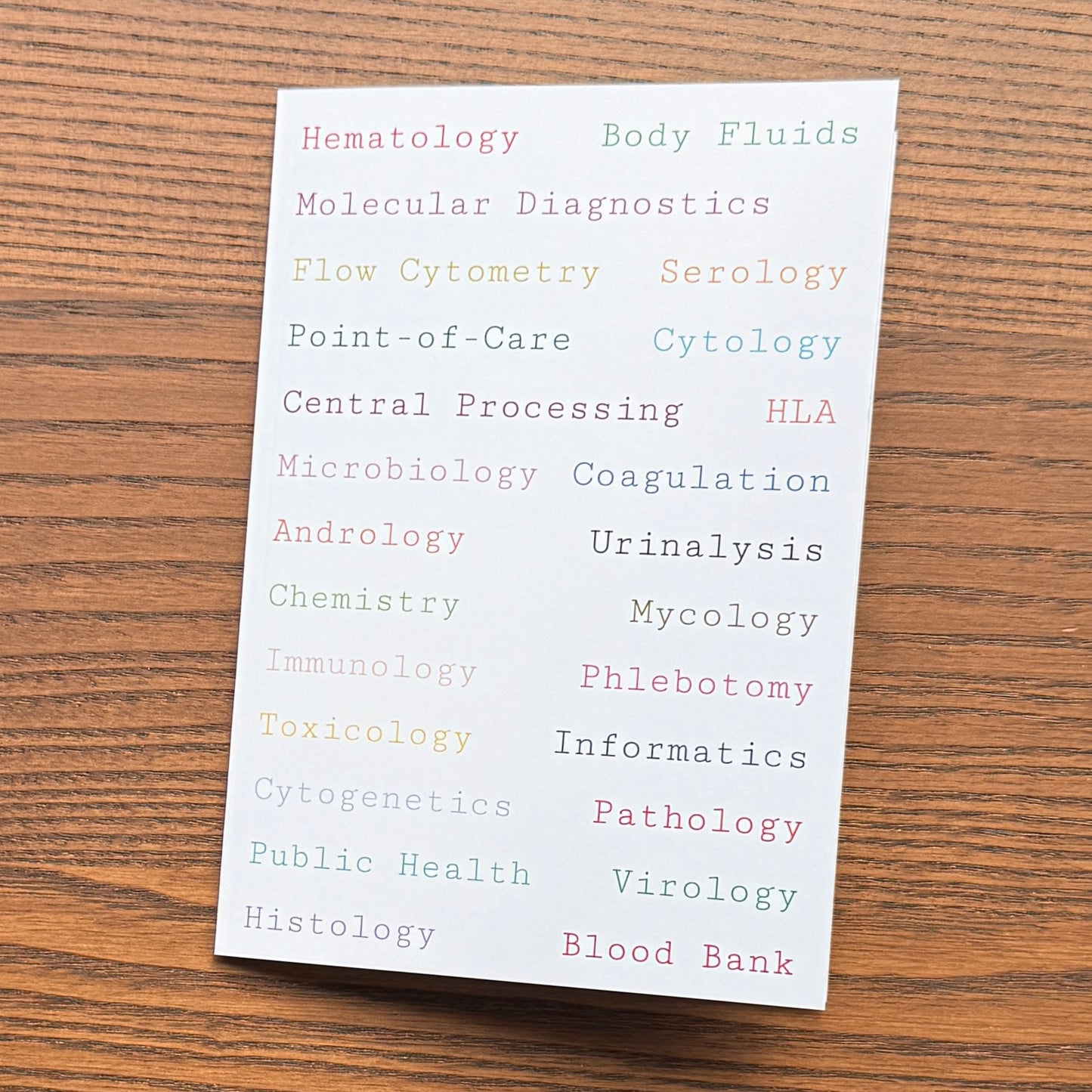 Lab Week Laboratory Departments Greeting Card