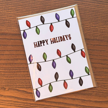 Happy Holidays Foil Greeting Card