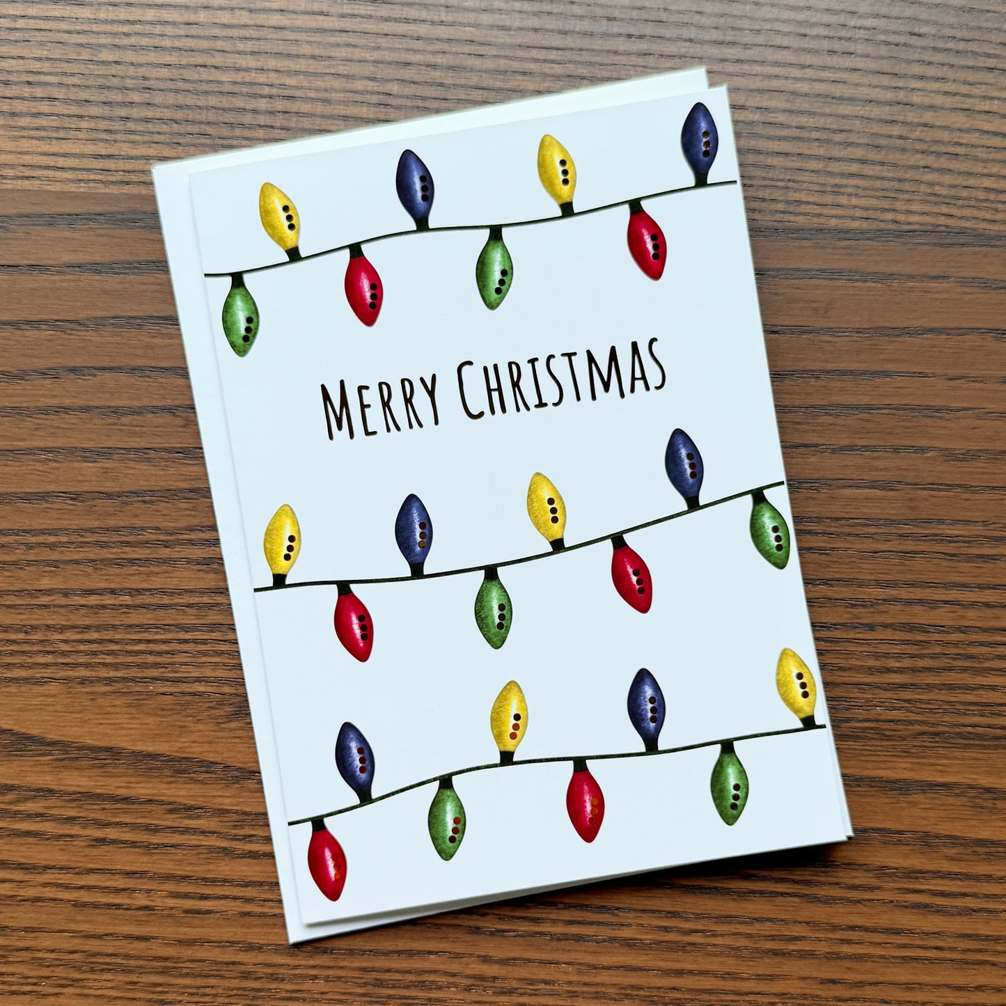 Merry Christmas Foil Greeting Card