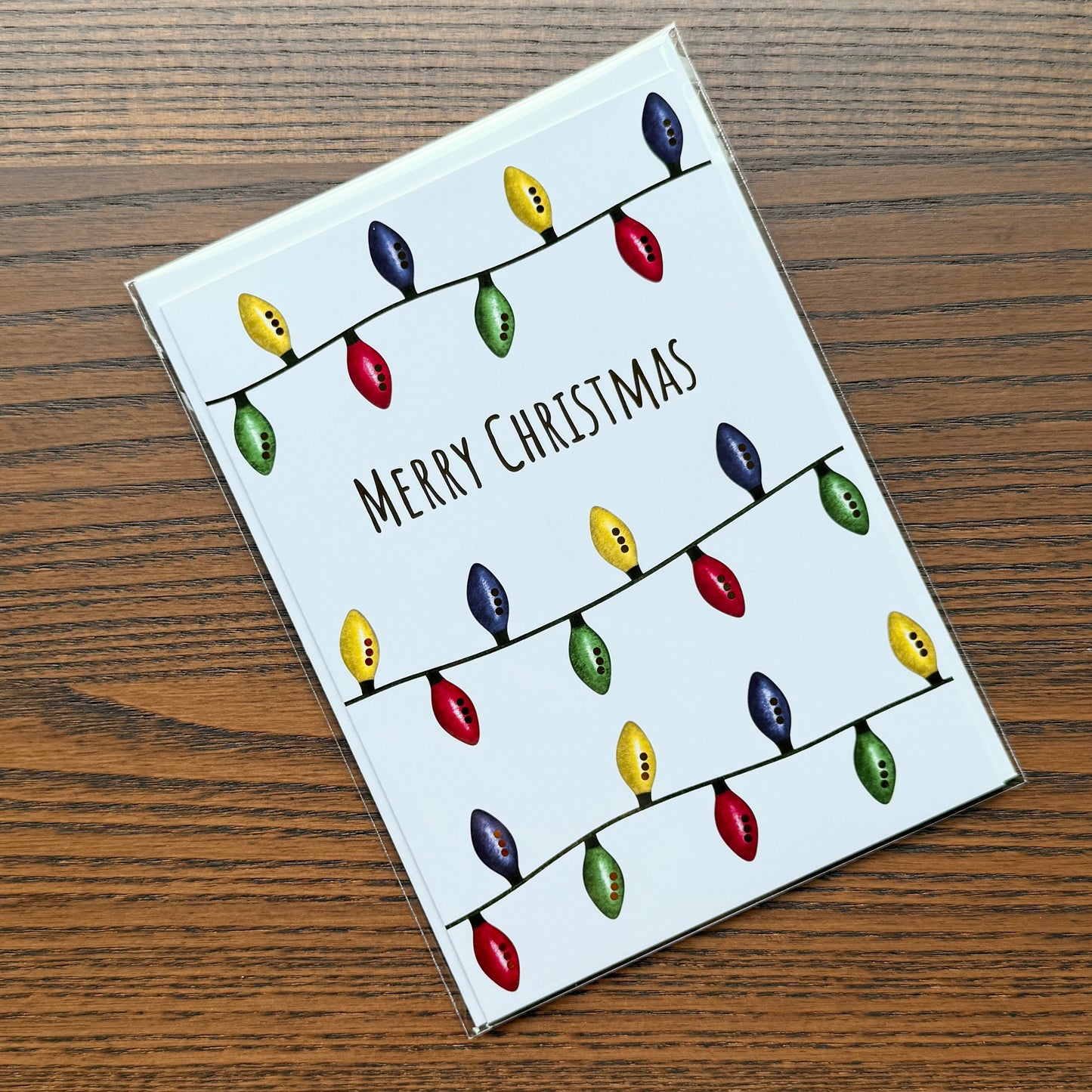 Merry Christmas Foil Greeting Card