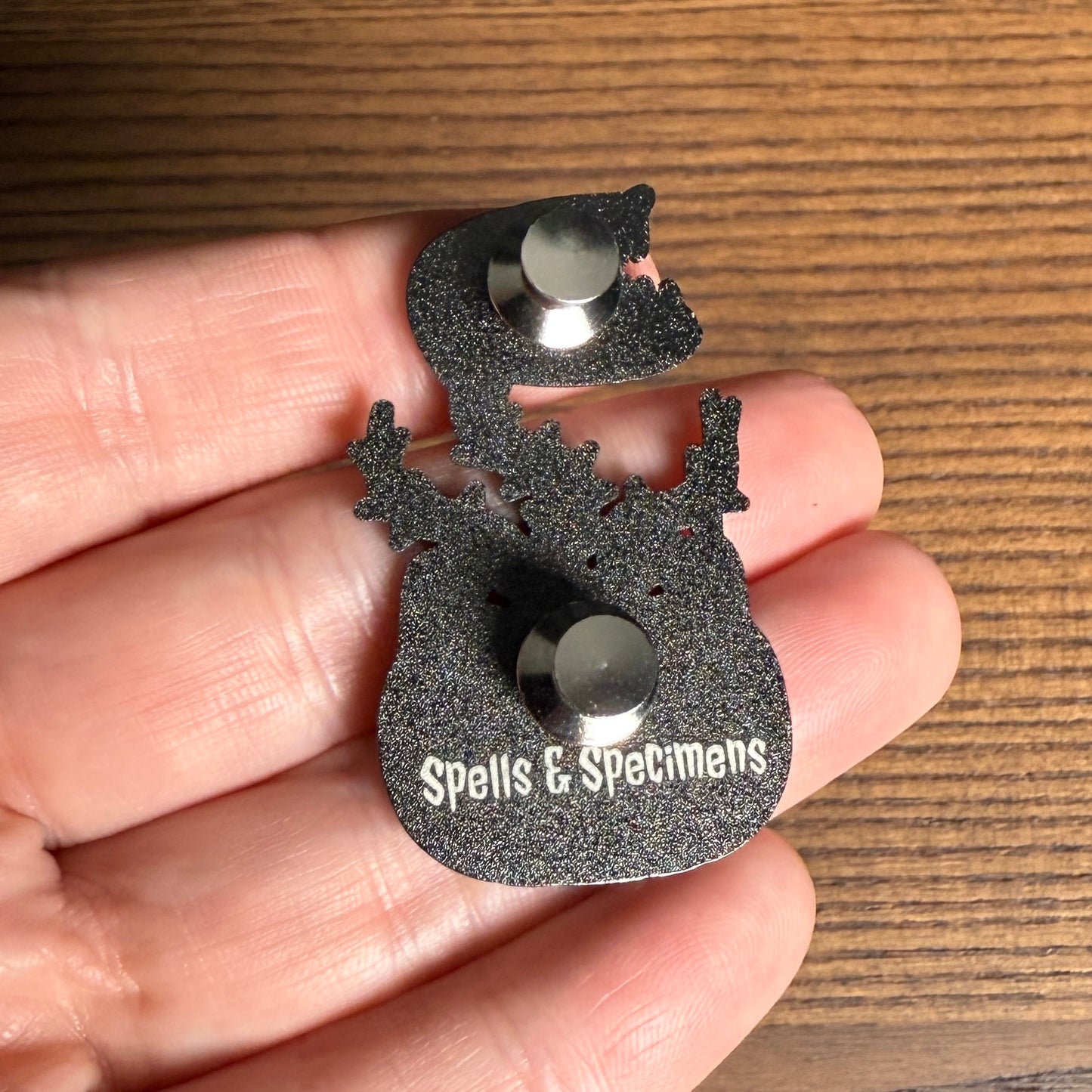 Jack and Venus Enamel Pin