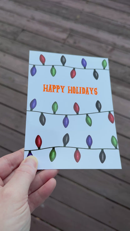Happy Holidays Foil Greeting Card